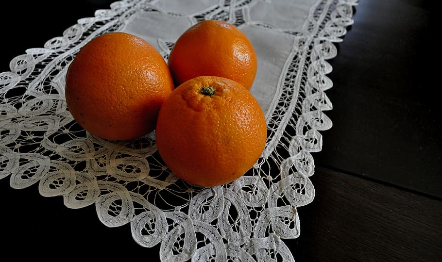 eating, fruit, oranges, tablecloth, healthy eating, food and drink HD wallpaper