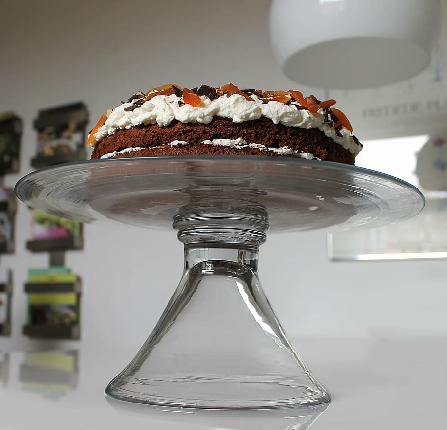 layer cake, cake dish, rye bread pie, dessert, coffee table HD wallpaper
