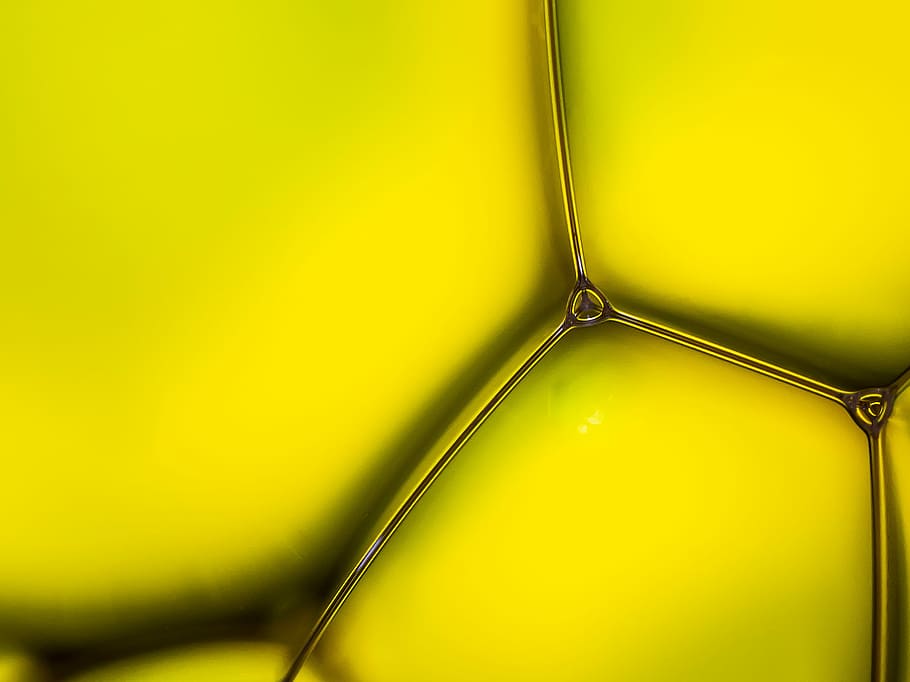 untitled, texture, abstract, bubble, yellow, shape, light, water HD wallpaper