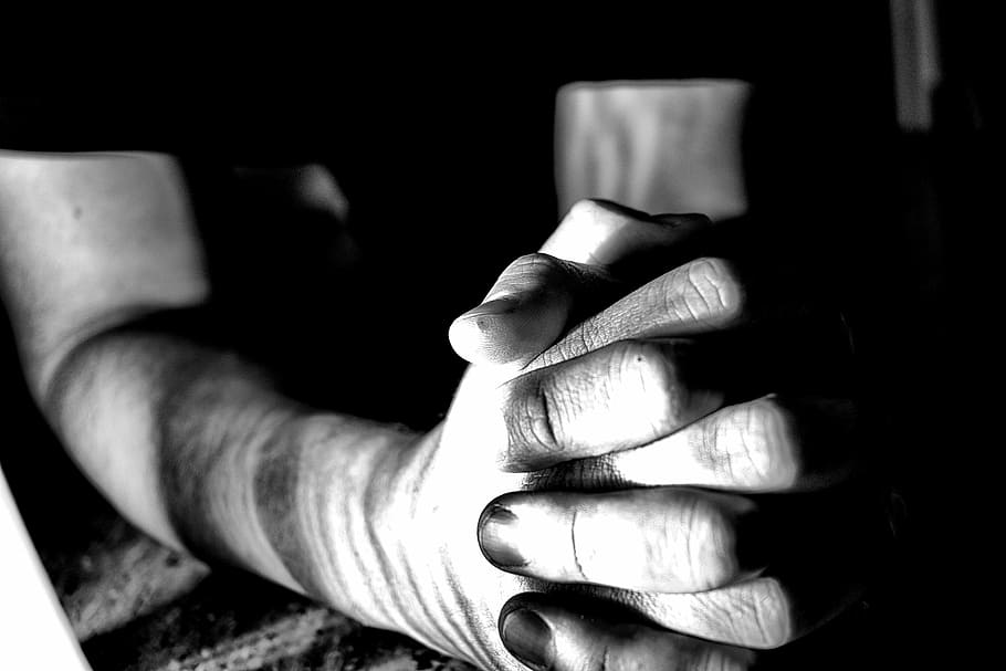 hands, shadow, light, man, person, adult, human, male, black And White HD wallpaper