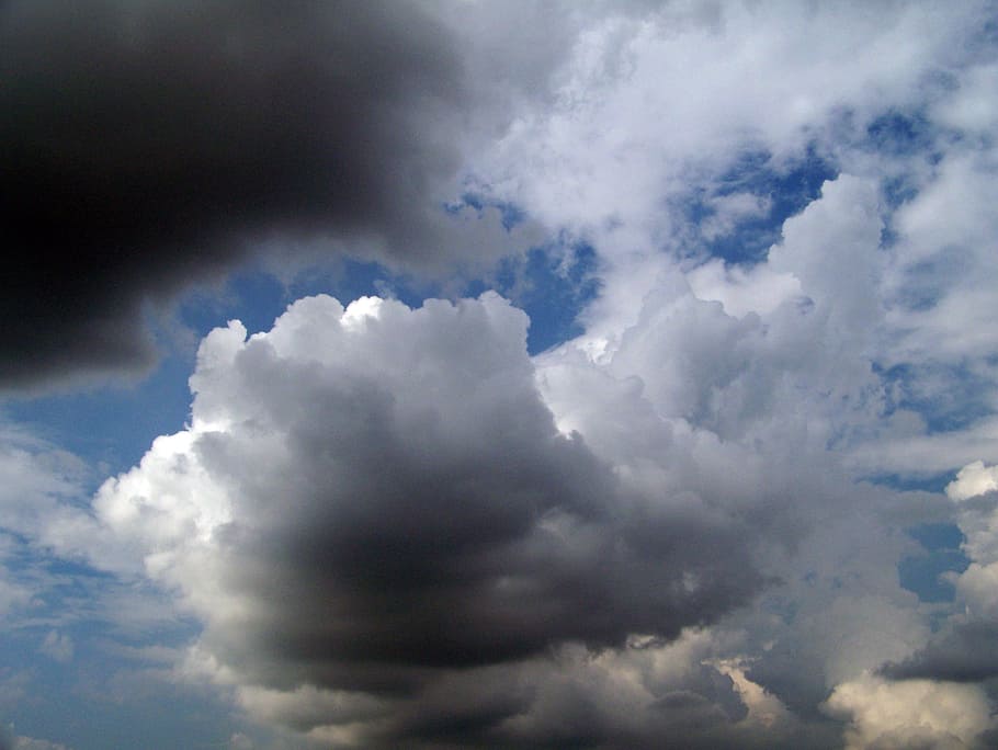 clouds, sky, blue, weather, climate, rain, cumulus, atmosphere HD wallpaper