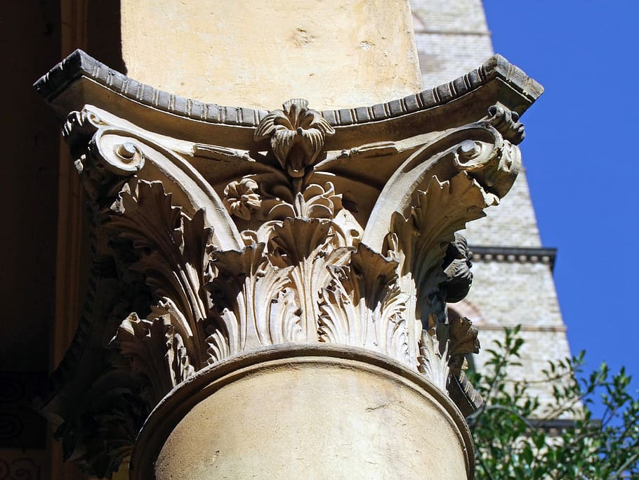 Ornament, Architecture, Decorative, pillar, europe, church HD wallpaper
