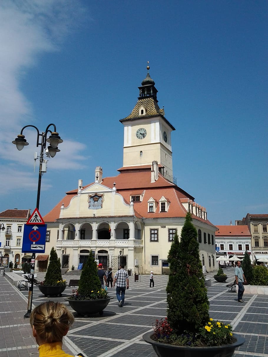 building, tower, architecture, medieval, spire, plaza, landmark HD wallpaper