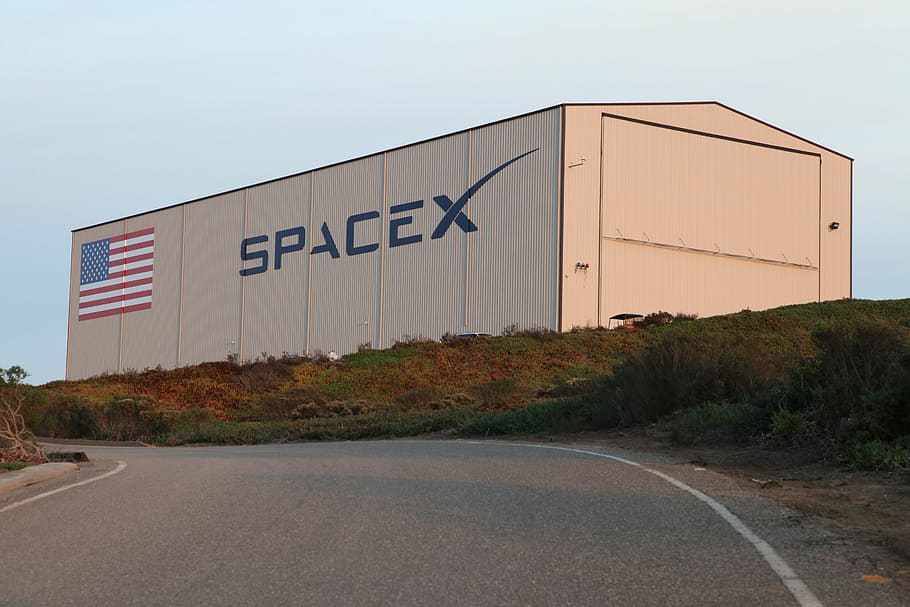 hangar, spacex, usa, rocket science, transportation, industries HD wallpaper