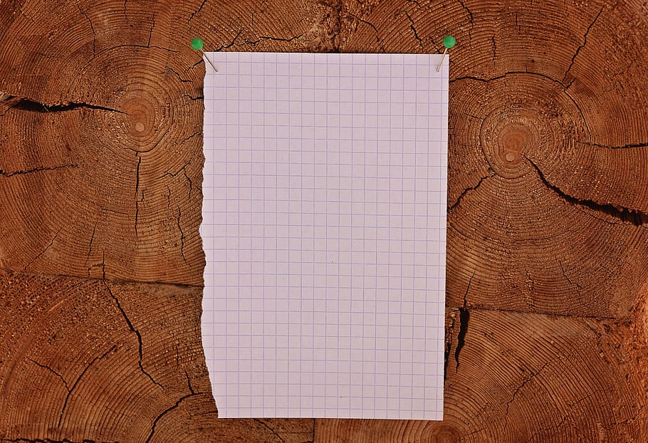black and white blank grid paper, note, stickies, notepad, list HD wallpaper