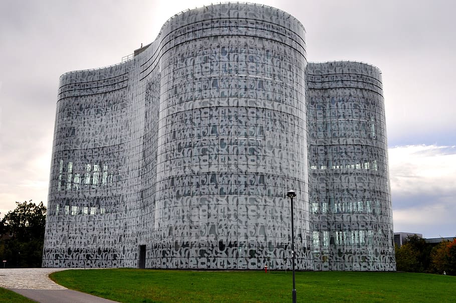University Library, Library, Building, Modern, architecture HD wallpaper