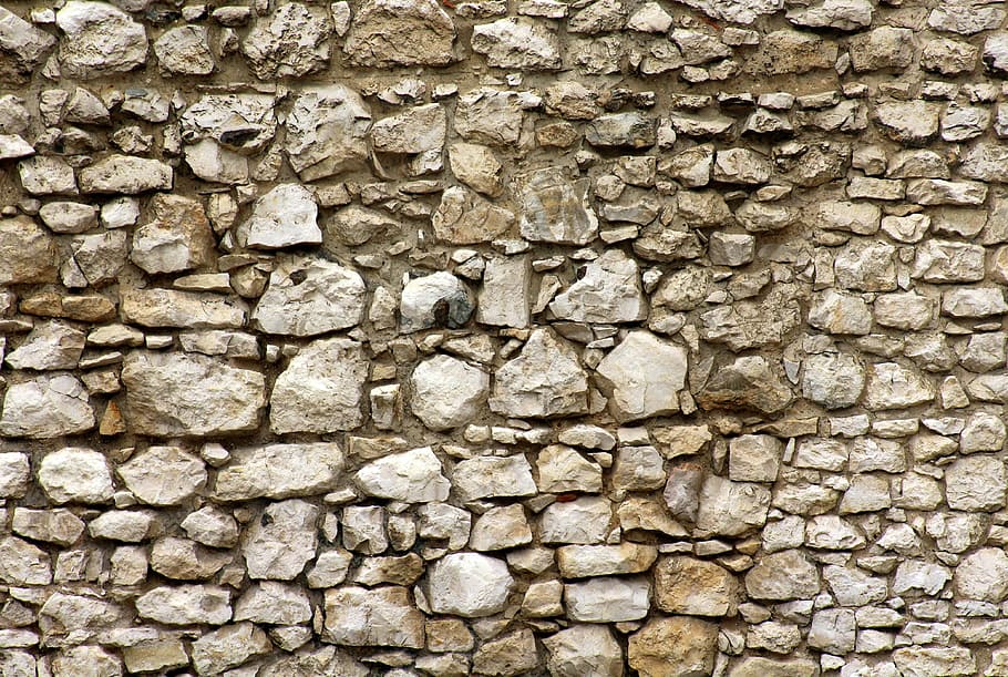 grey brick wall at daytime, lake dusia, stone wall, texture HD wallpaper