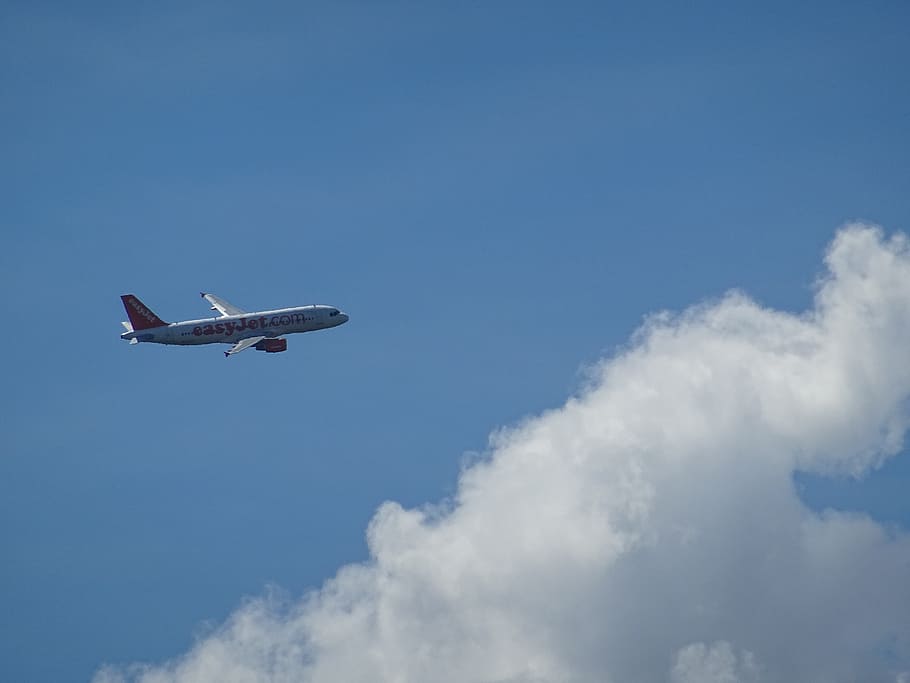 aircraft, clouds, cumulus cloud, wing, aerial view, fly, flyer HD wallpaper