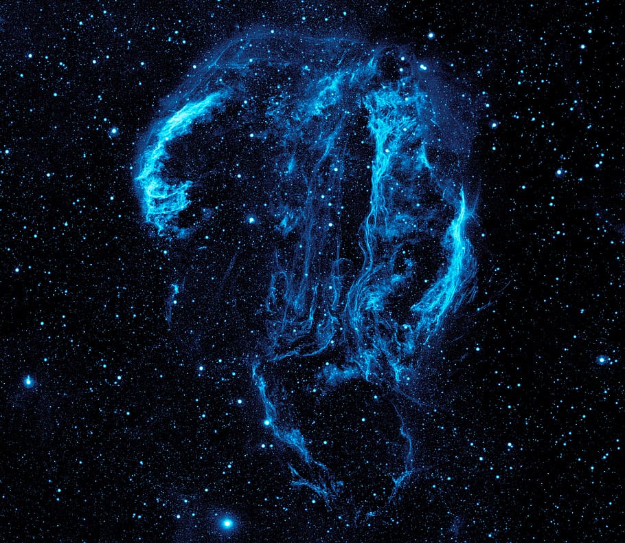 cygnus loop nebula, space, dust, gas, tendrils, ultraviolet film, HD wallpaper