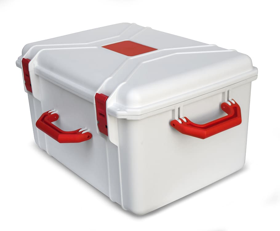 box, container, white background, red, studio shot, cut out HD wallpaper