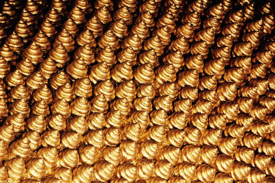 Gold, Nap, Head, Buddha, Religion, meditation, buddhism, harmony HD wallpaper