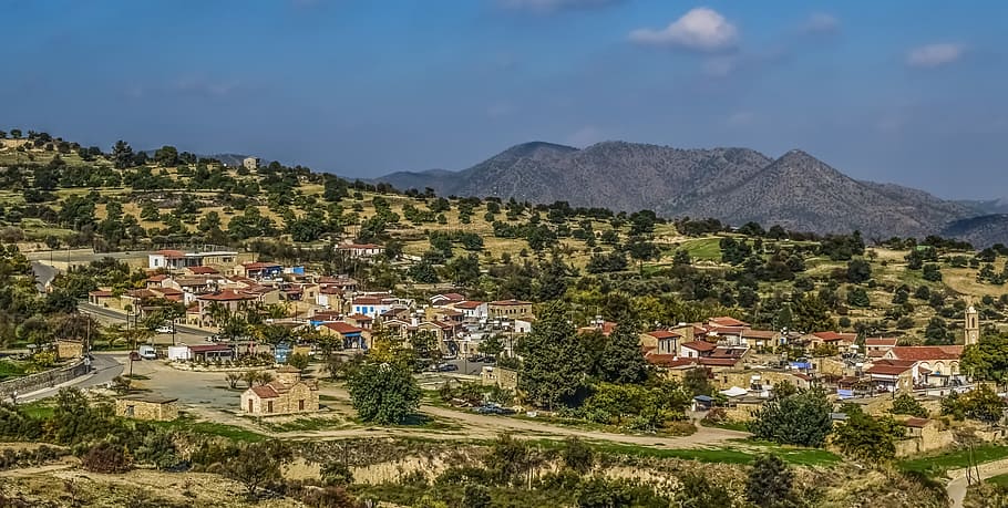 village photo during daytime, cyprus, kato lefkara, architecture, HD wallpaper