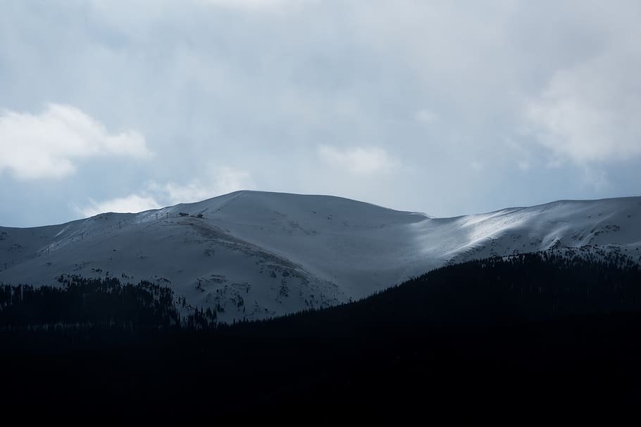 mountain, highland, cloud, sky, summit, ridge, landscape, nature HD wallpaper