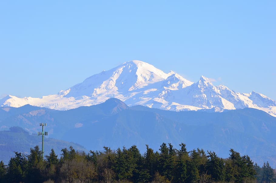 mt baker, mountain, whatcom county, washington, cascade, northwest HD wallpaper