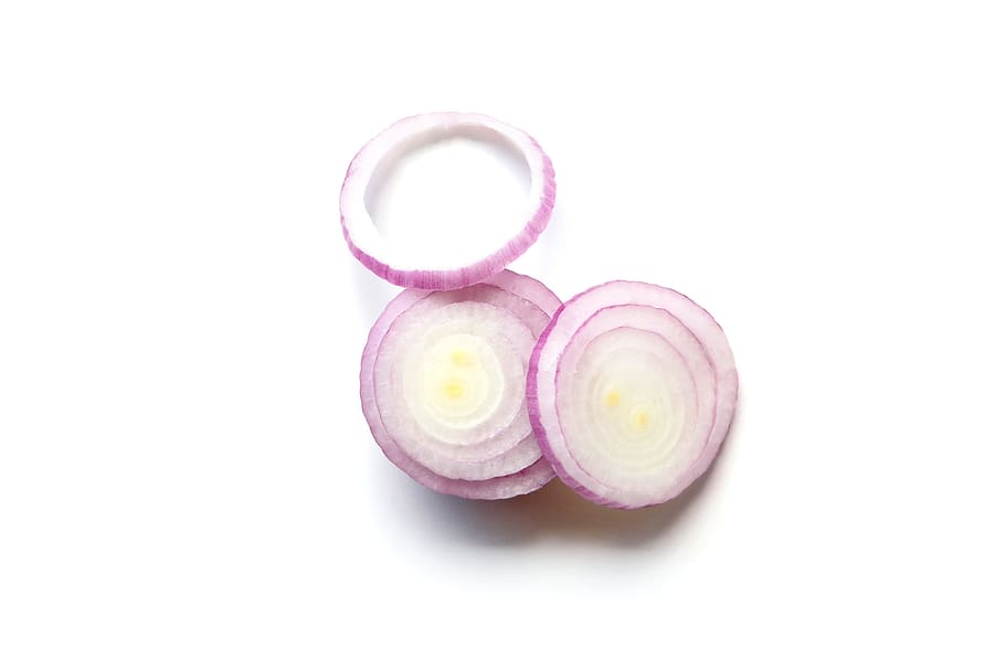 Onion, Food, Aromatic, Kitchen, ingredient, white background HD wallpaper
