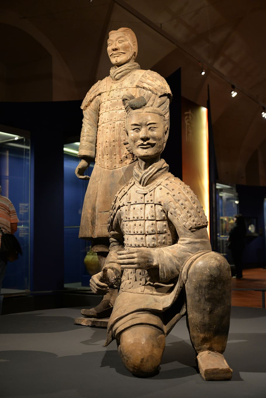 terracotta, warriors, statue, china, sculpture, art and craft, HD wallpaper