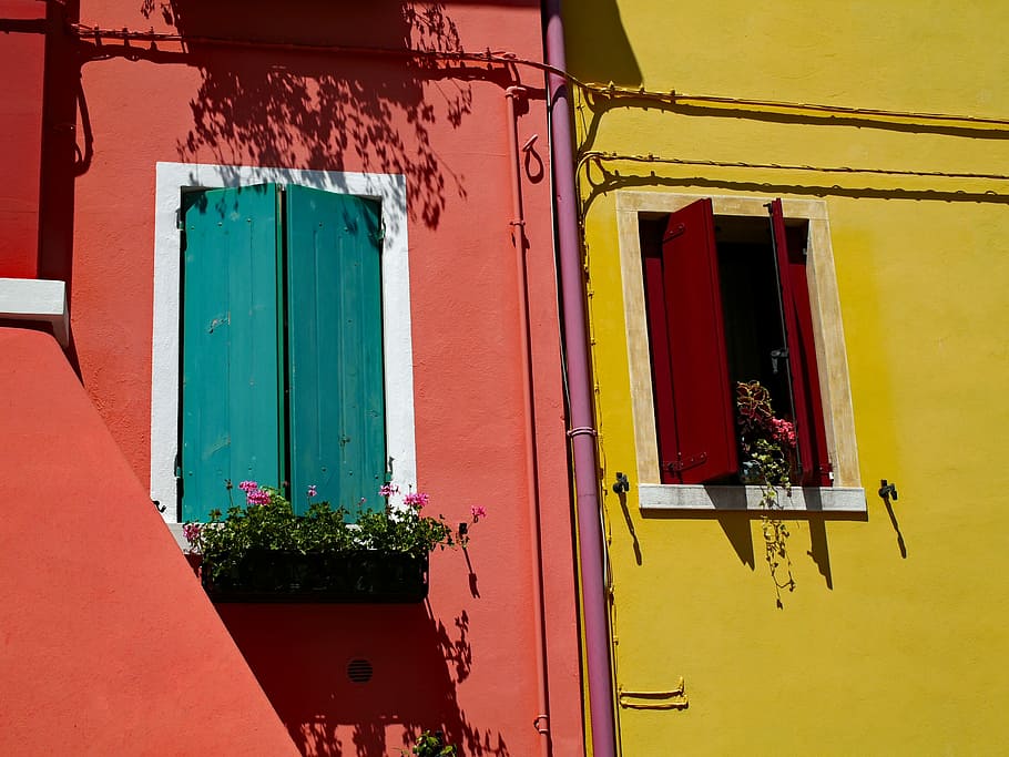 window, facade, home, door, architecture, italy, building exterior HD wallpaper