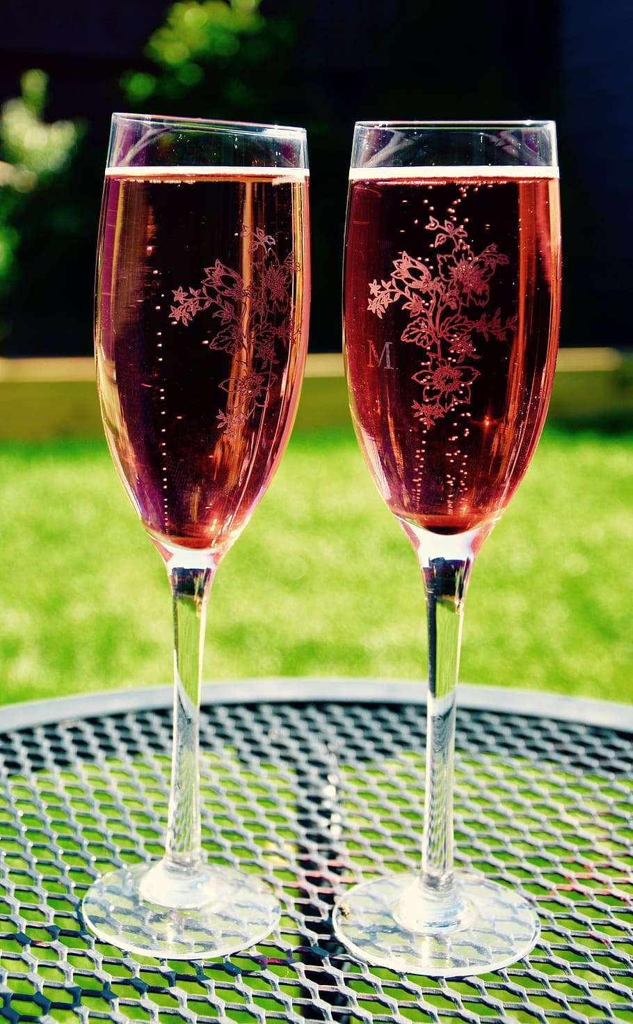 alcohol, celebration, champagne, drink, fizzy, glasses, outdoors, HD wallpaper
