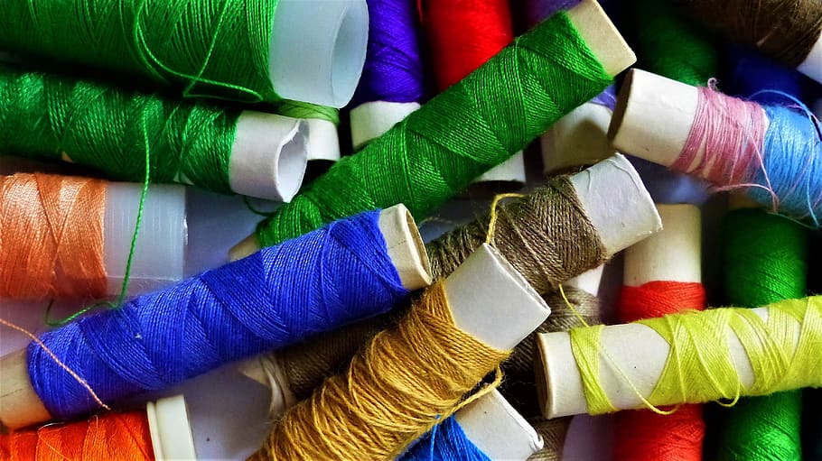 wire, textile, couture, cotton, create, multicolor, sewing HD wallpaper