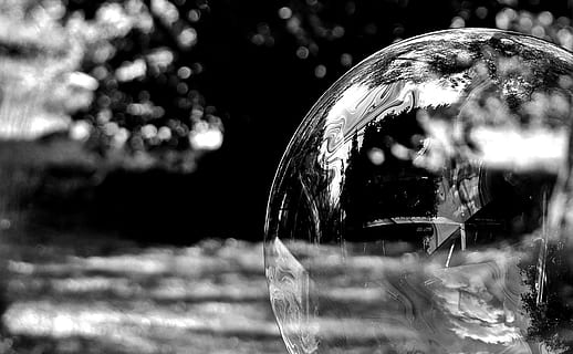 HD wallpaper: soap bubble, black and white, huge, large, make soap bubbles  | Wallpaper Flare