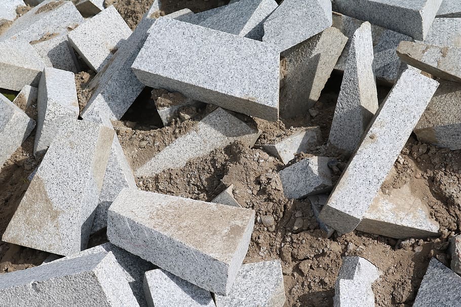 landscape format, stones, stone slabs, background, structure HD wallpaper