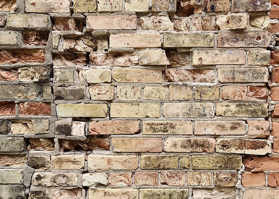 brick, old, architecture, wall, building, city, brickwork, backgrounds HD wallpaper
