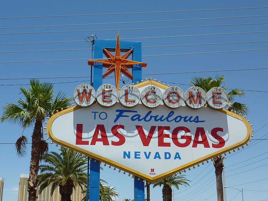 Welcome to Fabulous Las Vegas Nevada sign, Shield, Characters HD wallpaper