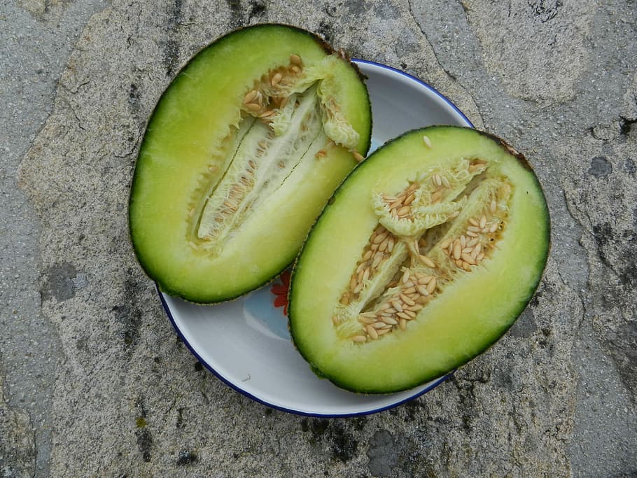 Melon, Fruit, Dessert, slice, cross section, food and drink HD wallpaper