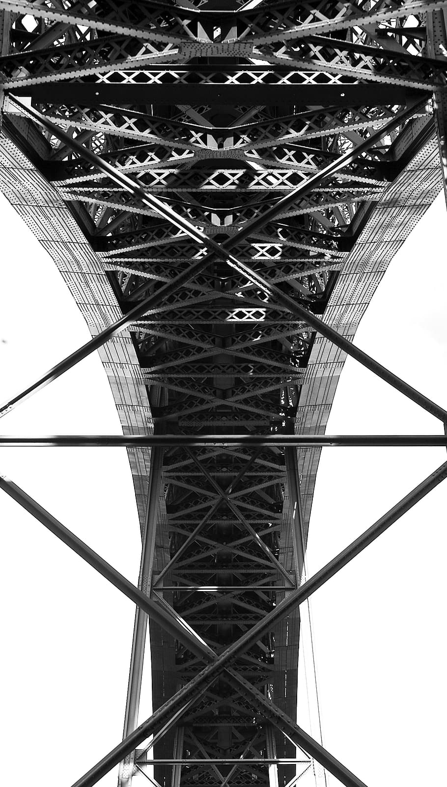 bridge, lisbon, architecture, built structure, low angle view HD wallpaper