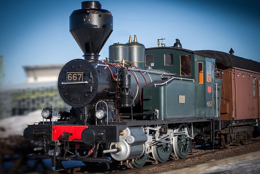 locomotive, train, railway, eagle, steam locomotive, machine HD wallpaper