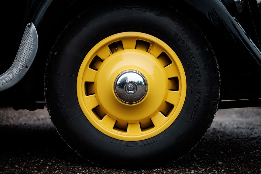 yellow, wheels, highway, tire, transportation, mode of transportation HD wallpaper