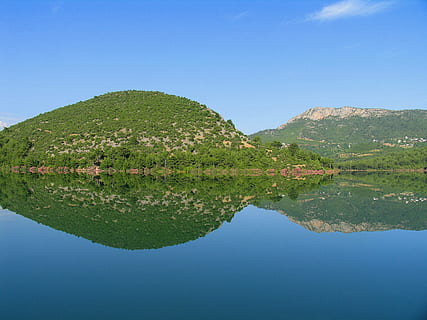 kozan, adana, dam, water, reflection, lake, sky, scenics - nature HD wallpaper