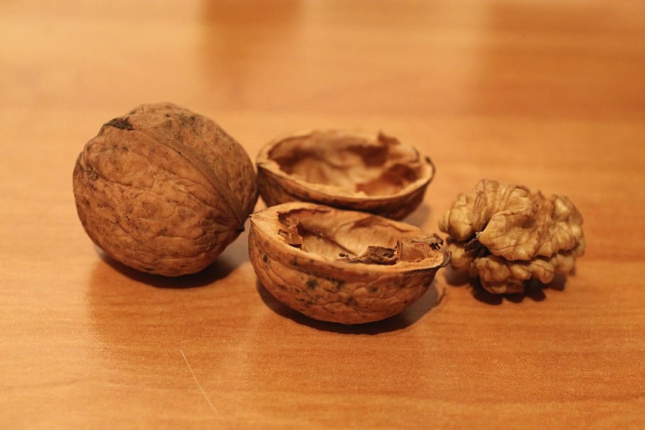 walnut, walnuts, cut in half, christmas, advent, close, autumn HD wallpaper