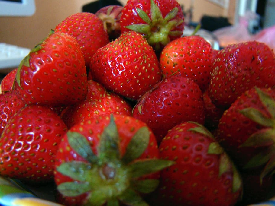 strawberry, red, appetizing, tasty, healthy eating, fruit, berry fruit HD wallpaper