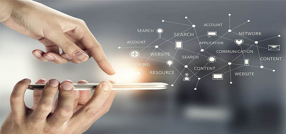 person holding gold Android smartphone, hand, commercial, science and technology HD wallpaper