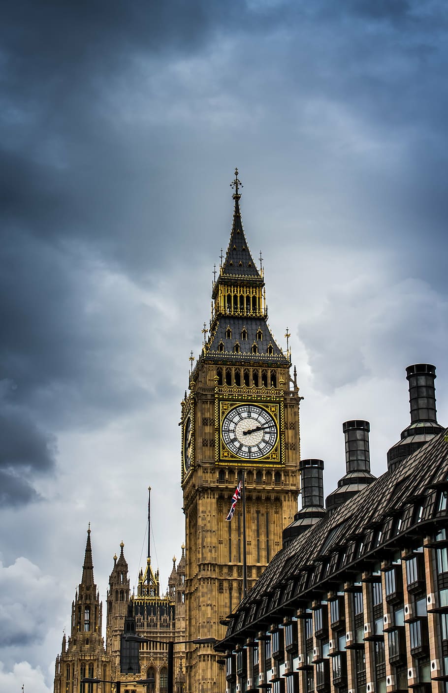 Big Ben, London, building, castle, palace, king, queen, pole HD wallpaper