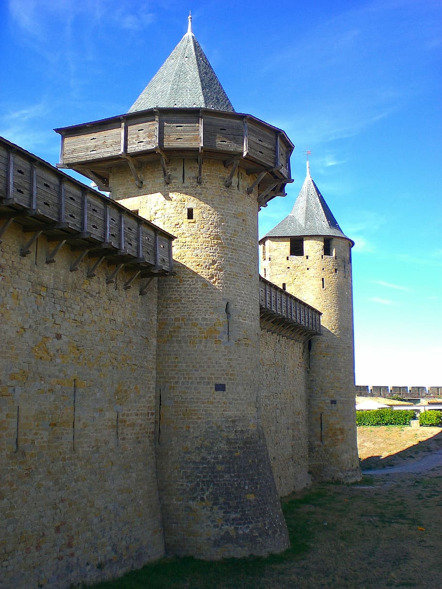 tower, watchtower, wall, defensive tower, defense, historically HD wallpaper