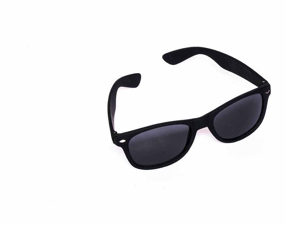 goggles, black, white background, glasses, objects, mat finish HD wallpaper