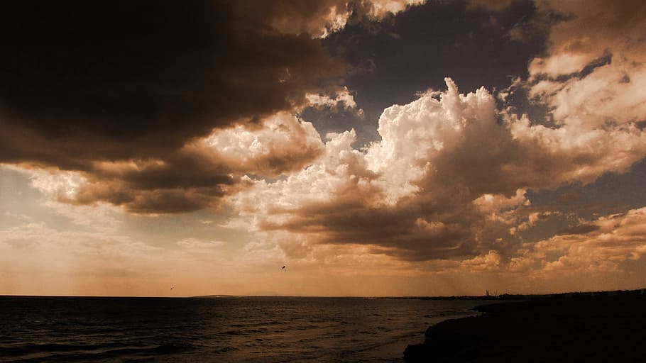 Clouds, Sunlight, Afternoon, sky, cloudscape, clouded, cumulus HD wallpaper