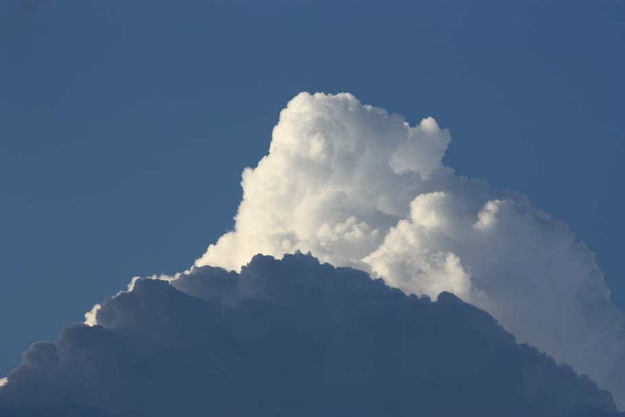 Sky, Clouds, Form, clouds form, blue, cloud - sky, nature, backgrounds HD wallpaper