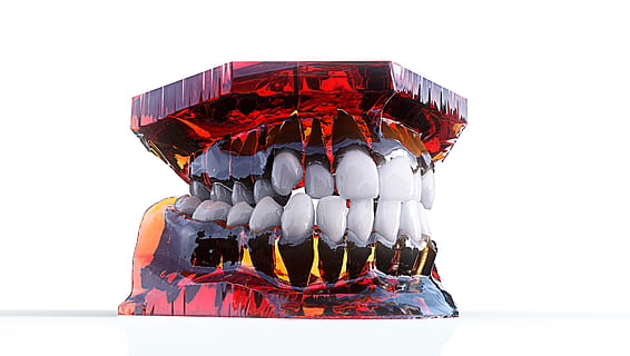 teeth, jaw, 3d model, orthodontics, dentistry, studio shot HD wallpaper