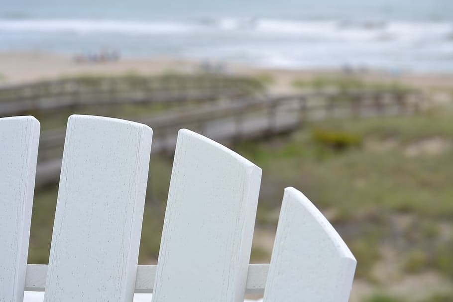 Beach, Relax, Coast, Ocean, Sand, summer, north carolina, fence HD wallpaper