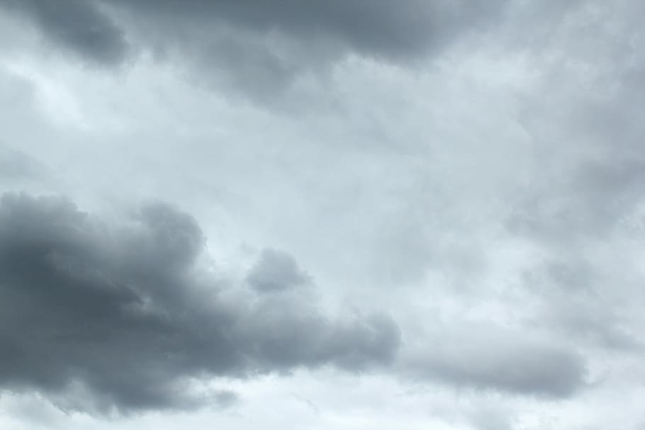 Cloudy Sky, cumulus clouds, cloudscape, overcast, stormcloud HD wallpaper