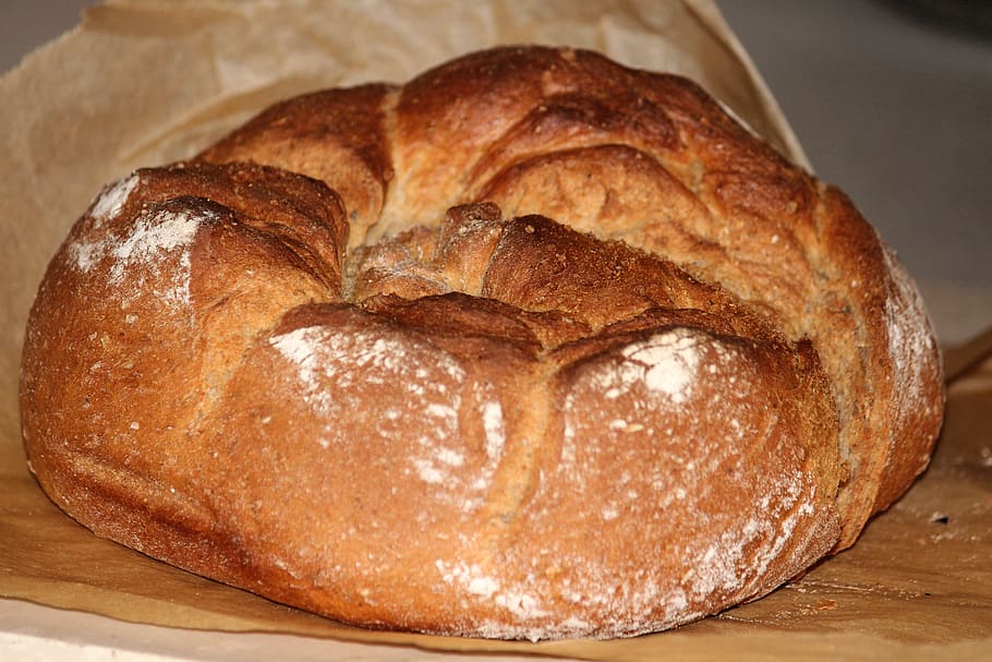 bread, baked, baker, finish, crispy, fresh, homemade, white bread pastries HD wallpaper