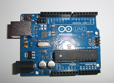 arduino, computer, cpu, data processing, circuits, board, technology HD wallpaper