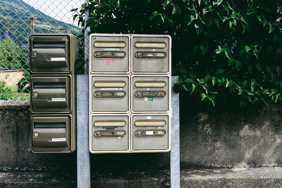 Mailboxes, Post, France, Letter, postal, delivery, service, HD wallpaper