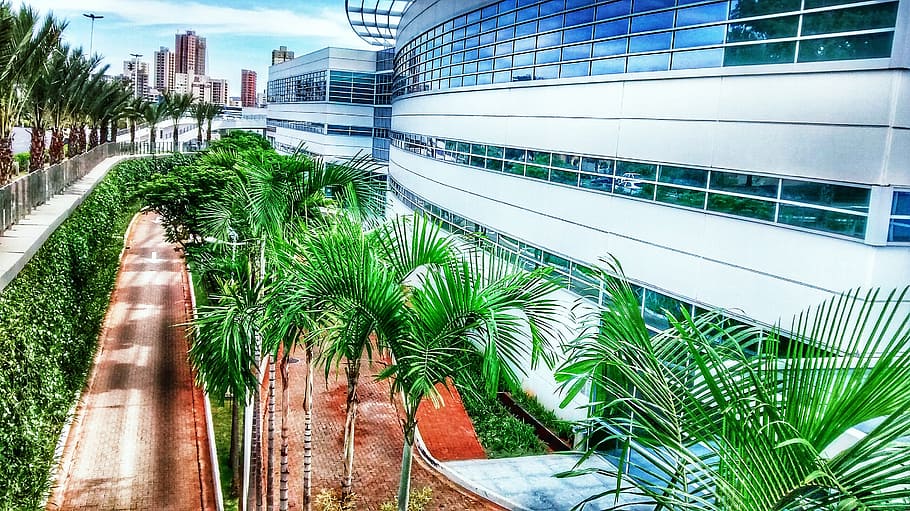 architecture, mall, building, built structure, building exterior HD wallpaper