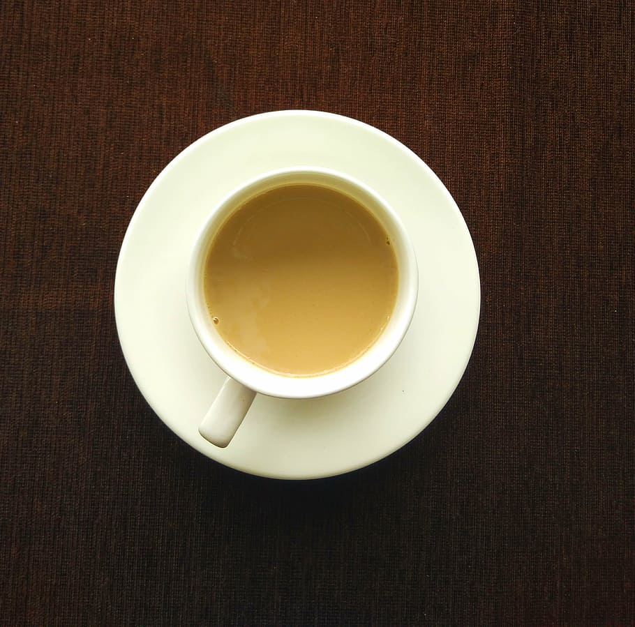 coffee, drink, brown, tea, cafe, restaurant, cup, white, coffee shop HD wallpaper