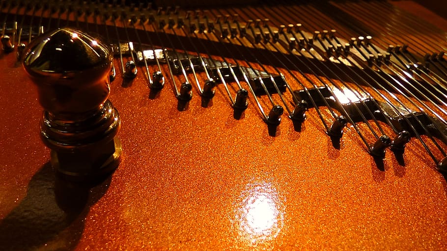 piano strings, music, instrument, play piano, sound, musical instrument HD wallpaper