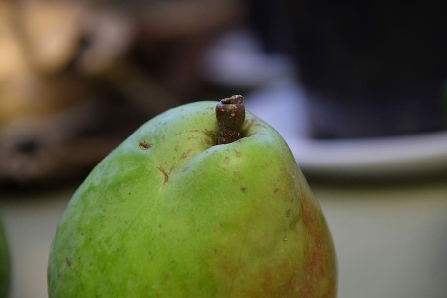 Pear, Close, Fruit, Healthy, green, vitamins, food, eat, break HD wallpaper